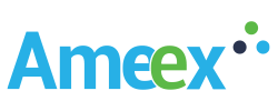 Ameex logo, dark