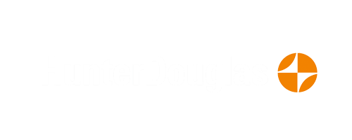 Hunter Douglas logo- dark mode