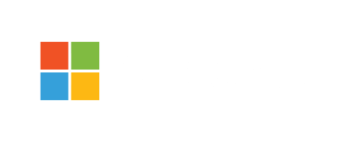 Microsoft full color on dark logo