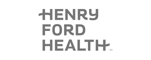 Henry Ford Health logo, monochrome