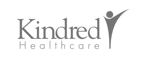 Kindred Healthcare logo, monochrome