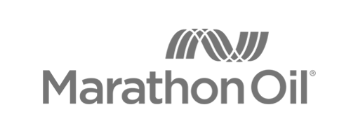 Marathon Oil logo, monochrome