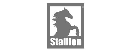 Stallion logo, monochrome