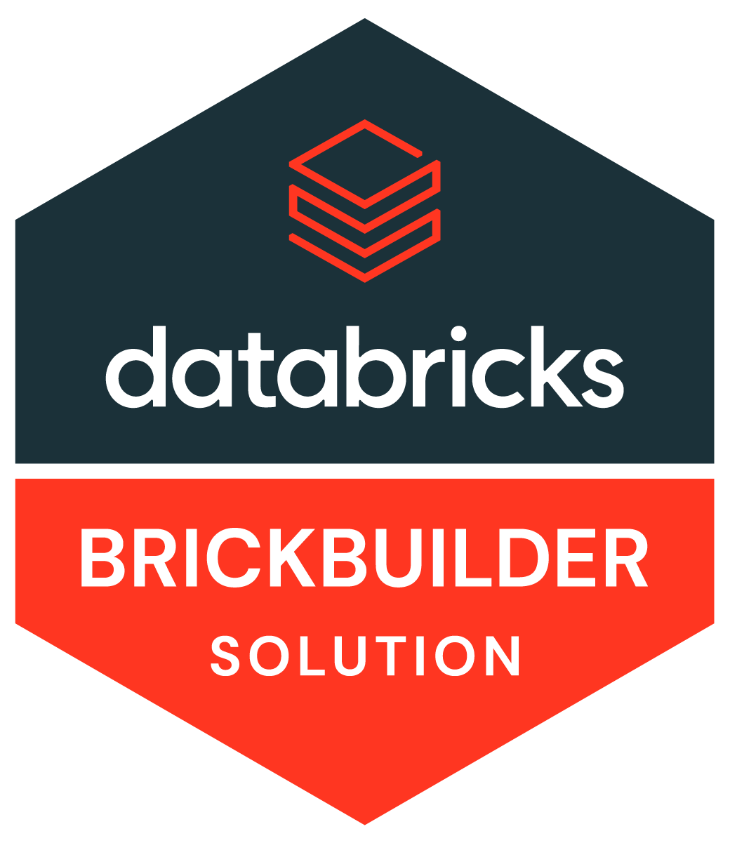 Databricks Brickbuilder solution badge.